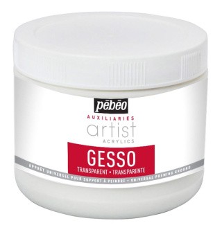 Грунт акриловый прозрачный Gesso Studio, 500 мл, Pebeo