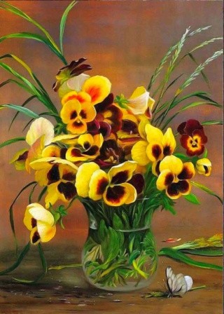 Рисунок на ткани  «Иван да Марья» Рисунок на ткани  «Иван да Марья»