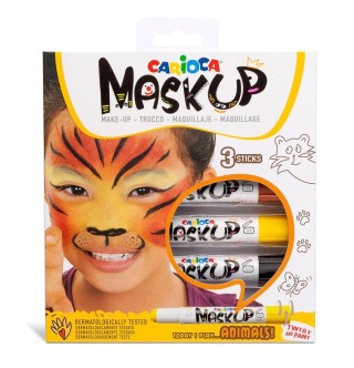 Грим-стик для лица MaskUP, 3 цв., Carioca