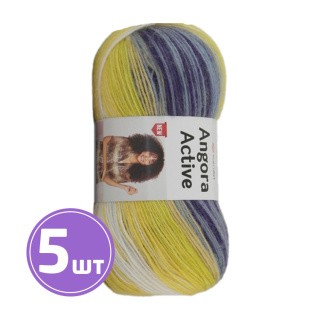 Пряжа YarnArt Angora Active New (Ангора актив нью) (854), мультиколор, 5 шт. по 100 г Пряжа YarnArt Angora Active New (Ангора актив нью) (854), мультиколор, 5 шт. по 100 г