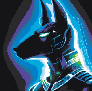 Картина по номерам «Воинственный Анубис» Картина по номерам «Воинственный Анубис»