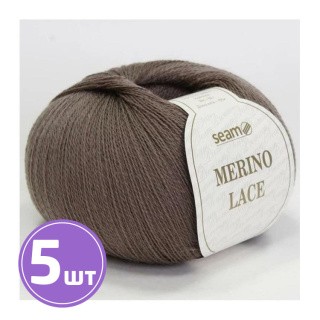 Пряжа SEAM MERINO LACE (25), серо-бежевый, 5 шт. по 50 г