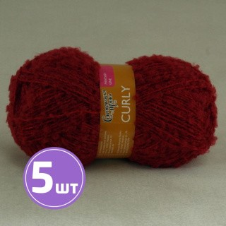 Пряжа Семеновская пряжа Curly (215), георгин, 5 шт. по 100 г