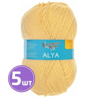 Пряжа Семеновская Alya (772), шампанское, 5 шт. по 100 г Пряжа Семеновская Alya (772), шампанское, 5 шт. по 100 г