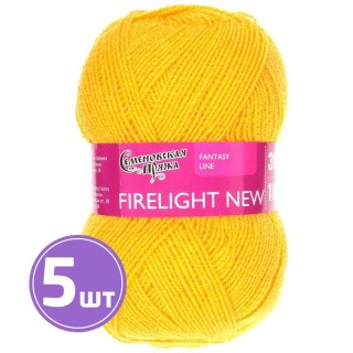 Пряжа Семеновская Firelight (896), канарейка-золото 5 шт. по 100 г Пряжа Семеновская Firelight (896), канарейка-золото 5 шт. по 100 г