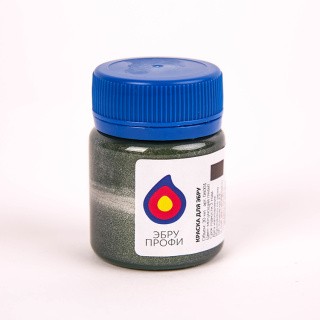 Краска для эбру мерцающий графит (металлик) 30 мл, Эбру-Профи Краска для эбру мерцающий графит (металлик) 30 мл, Эбру-Профи