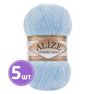 Пряжа ALIZE Angora Gold (953), голубой, 5 шт. по 100 г Пряжа ALIZE Angora Gold (953), голубой, 5 шт. по 100 г