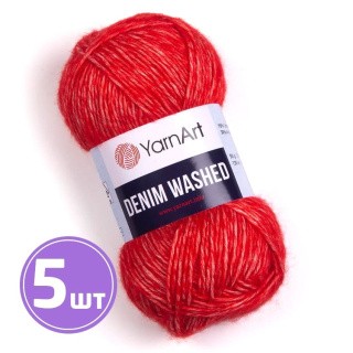 Пряжа YarnArt Denim Washed1 (919), меланж красный, 5 шт. по 50 г Пряжа YarnArt Denim Washed1 (919), меланж красный, 5 шт. по 50 г