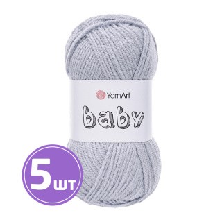 Пряжа YarnArt Baby (Ярнарт Беби) (3072), серый, 5 шт. по 50 г Пряжа YarnArt Baby (Ярнарт Беби) (3072), серый, 5 шт. по 50 г
