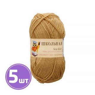 Пряжа Пехорка Школьная (124), песочный, 5 шт. по 50 г Пряжа Пехорка Школьная (124), песочный, 5 шт. по 50 г