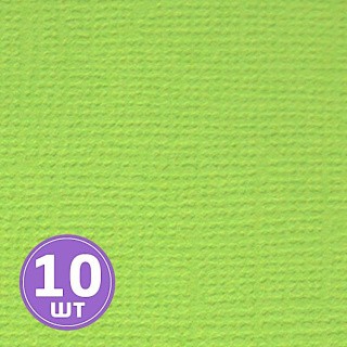 Бумага для скрапбукинга «Зелёное яблоко», 216 г/м2, 30,5x30,5 см, 10 шт., Mr.Painter