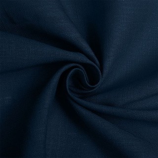 Ткань льняная, 190 г/м², 5 м x 140 см, цвет: синий, TBY