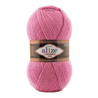 Пряжа ALIZE LanaGold Fine (Ализе Лана голд файн) (178), флокс, 5 шт. по 100 г Пряжа ALIZE LanaGold Fine (Ализе Лана голд файн) (178), флокс, 5 шт. по 100 г
