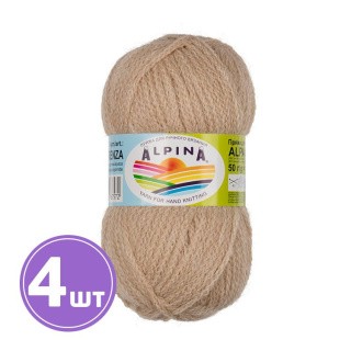 Пряжа Alpina ALPACA TRENZA (05), светло-бежевый, 4 шт. по 50 г Пряжа Alpina ALPACA TRENZA (05), светло-бежевый, 4 шт. по 50 г