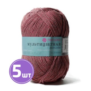 Пряжа Пехорка Мультицветная (363), св.вишня, 5 шт. по 50 г Пряжа Пехорка Мультицветная (363), св.вишня, 5 шт. по 50 г