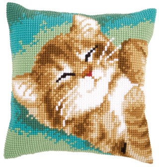 Набор для вышивания «Подушка. Кошка»