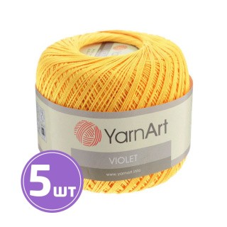 Пряжа YarnArt Violet (4653), желток, 5 шт. по 50 г