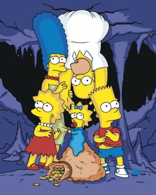 Картина по номерам «Simpsons Симпсоны: Семья в пещере» Картина по номерам «Simpsons Симпсоны: Семья в пещере»