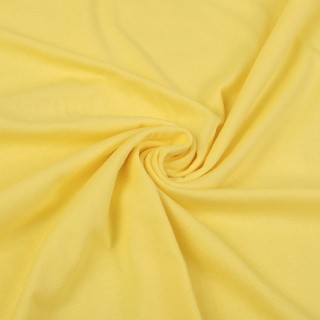 Ткань трикотаж Кулирка хлопок, 6 м, ширина 100+100 см, 145 г/м2, цвет: желтый, TBY