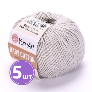 Пряжа YarnArt Baby cotton (451), перл, 5 шт. по 50 г Пряжа YarnArt Baby cotton (451), перл, 5 шт. по 50 г