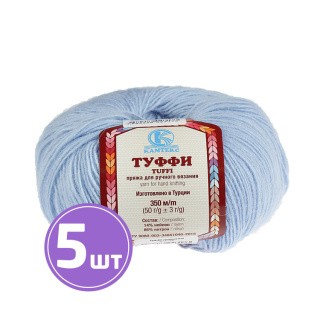 Пряжа Камтекс Туффи (015), голубой, 5 шт. по 50 г Пряжа Камтекс Туффи (015), голубой, 5 шт. по 50 г