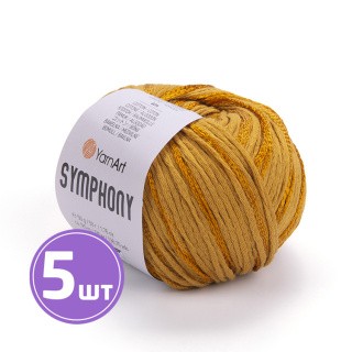 Пряжа YarnArt SIMPHONY (Симфония) (2104), золото, 5 шт. по 50 г Пряжа YarnArt SIMPHONY (Симфония) (2104), золото, 5 шт. по 50 г