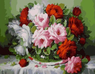 Картина по номерам «Запах хризантем»