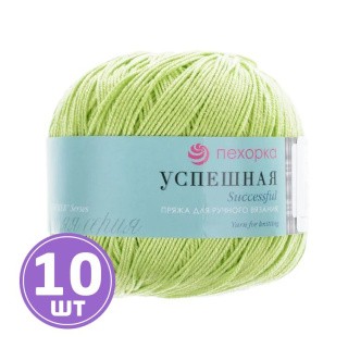 Пряжа Пехорка Успешная (483), незрелый лимон, 10 шт. по 50 г Пряжа Пехорка Успешная (483), незрелый лимон, 10 шт. по 50 г