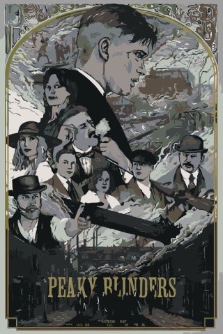 Картина по номерам «Острые козырьки: Постер»