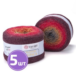 Пряжа YarnArt Flowers Alpaca (422), мультиколор, 5 шт. по 250 г Пряжа YarnArt Flowers Alpaca (422), мультиколор, 5 шт. по 250 г