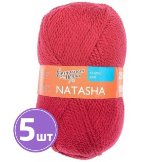 Пряжа Семеновская Natasha (215), георгин 5 шт. по 100 г Пряжа Семеновская Natasha (215), георгин 5 шт. по 100 г