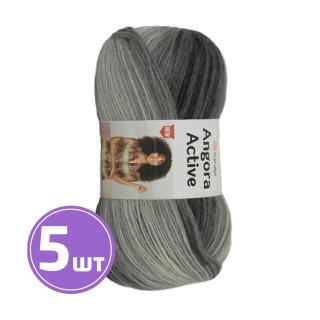 Пряжа YarnArt Angora Active New (Ангора актив нью) (840), мультиколор, 5 шт. по 100 г Пряжа YarnArt Angora Active New (Ангора актив нью) (840), мультиколор, 5 шт. по 100 г