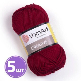 Пряжа YarnArt Creative (238), гранат, 5 шт. по 50 г Пряжа YarnArt Creative (238), гранат, 5 шт. по 50 г