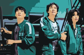 Картина по номерам «Игра в кальмара: Игроки 2»