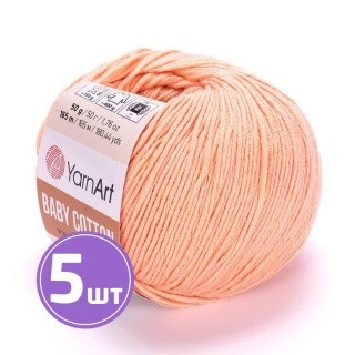 Пряжа YarnArt Baby cotton (412), лосось, 5 шт. по 50 г Пряжа YarnArt Baby cotton (412), лосось, 5 шт. по 50 г