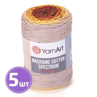 Пряжа YarnArt Macrame cotton spectrum (1325), мультиколор, 5 шт. по 250 г Пряжа YarnArt Macrame cotton spectrum (1325), мультиколор, 5 шт. по 250 г