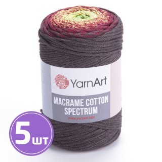 Пряжа YarnArt Macrame cotton spectrum (1305), мультиколор, 5 шт. по 250 г Пряжа YarnArt Macrame cotton spectrum (1305), мультиколор, 5 шт. по 250 г