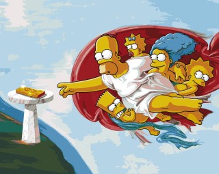 Картина по номерам «Simpsons Симпсоны: Семья Арт» Картина по номерам «Simpsons Симпсоны: Семья Арт»