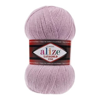 Пряжа ALIZE LanaGold Fine (Ализе Лана голд файн) (505), астра, 5 шт. по 100 г Пряжа ALIZE LanaGold Fine (Ализе Лана голд файн) (505), астра, 5 шт. по 100 г