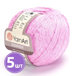 Пряжа YarnArt Summer (01), розовый, 5 шт. по 100 г Пряжа YarnArt Summer (01), розовый, 5 шт. по 100 г