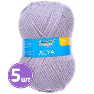 Пряжа Семеновская Alya (71130), ангора, 5 шт. по 100 г Пряжа Семеновская Alya (71130), ангора, 5 шт. по 100 г