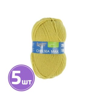 Пряжа Семеновская Chelsea MAX (345), липа 5 шт. по 100 г Пряжа Семеновская Chelsea MAX (345), липа 5 шт. по 100 г