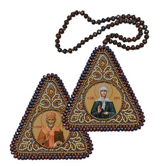 Набор для вышивания «Святая Блаженная Матрона Московская и Святой Николай Чудотворец»