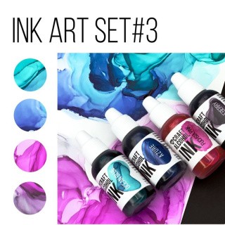 Набор алкогольных чернил, Set#3, Craft Alcohol INK