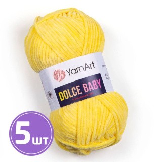 Пряжа YarnArt Dolce Baby (761), лимон, 5 шт. по 50 г Пряжа YarnArt Dolce Baby (761), лимон, 5 шт. по 50 г