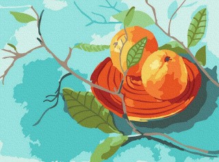 Картина по номерам «Апельсиновое настроение» Картина по номерам «Апельсиновое настроение»