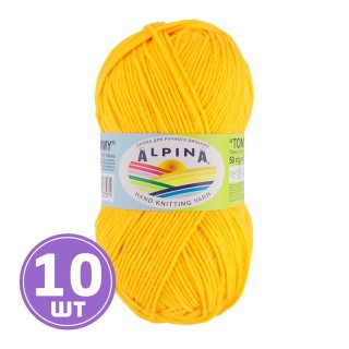 Пряжа Alpina TOMMY (007), ярко-желтый, 10 шт. по 50 г