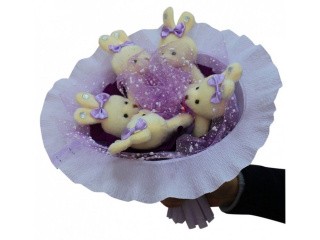 Набор для создания букета «Фиалка» Набор для создания букета «Фиалка»