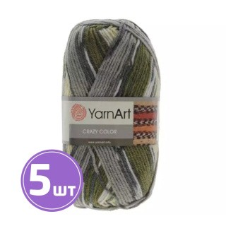 Пряжа YarnArt Crazy Color (15999), мультиколор, 5 шт. по 100 г Пряжа YarnArt Crazy Color (15999), мультиколор, 5 шт. по 100 г