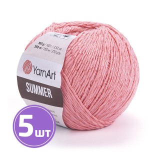 Пряжа YarnArt Summer (Саммер) (10), багряный, 5 шт. по 100 г Пряжа YarnArt Summer (Саммер) (10), багряный, 5 шт. по 100 г